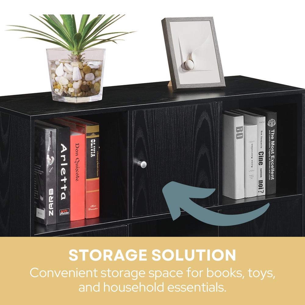 Xtra Storage 3x2 3 Door Cabinet Console Table. Picture 8