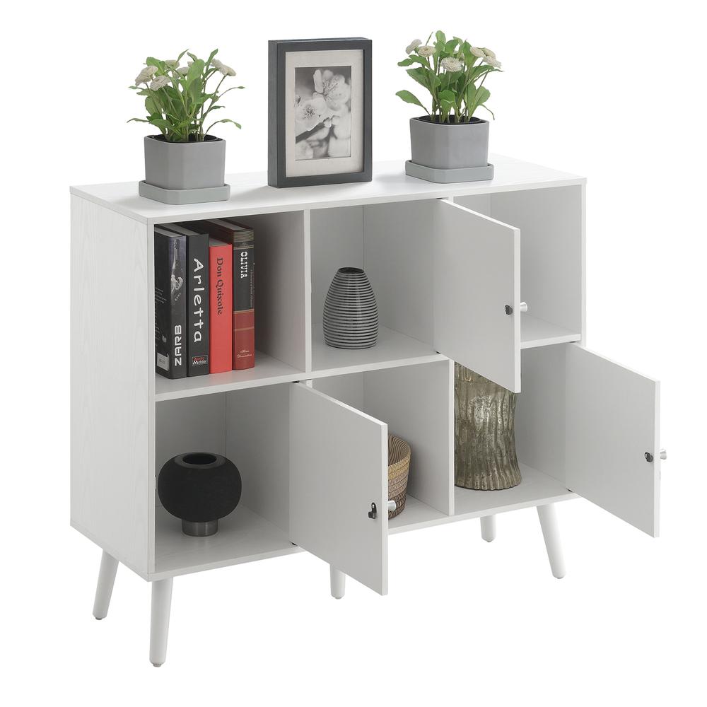 Xtra Storage 3x2 3 Door Cabinet Console Table. Picture 4
