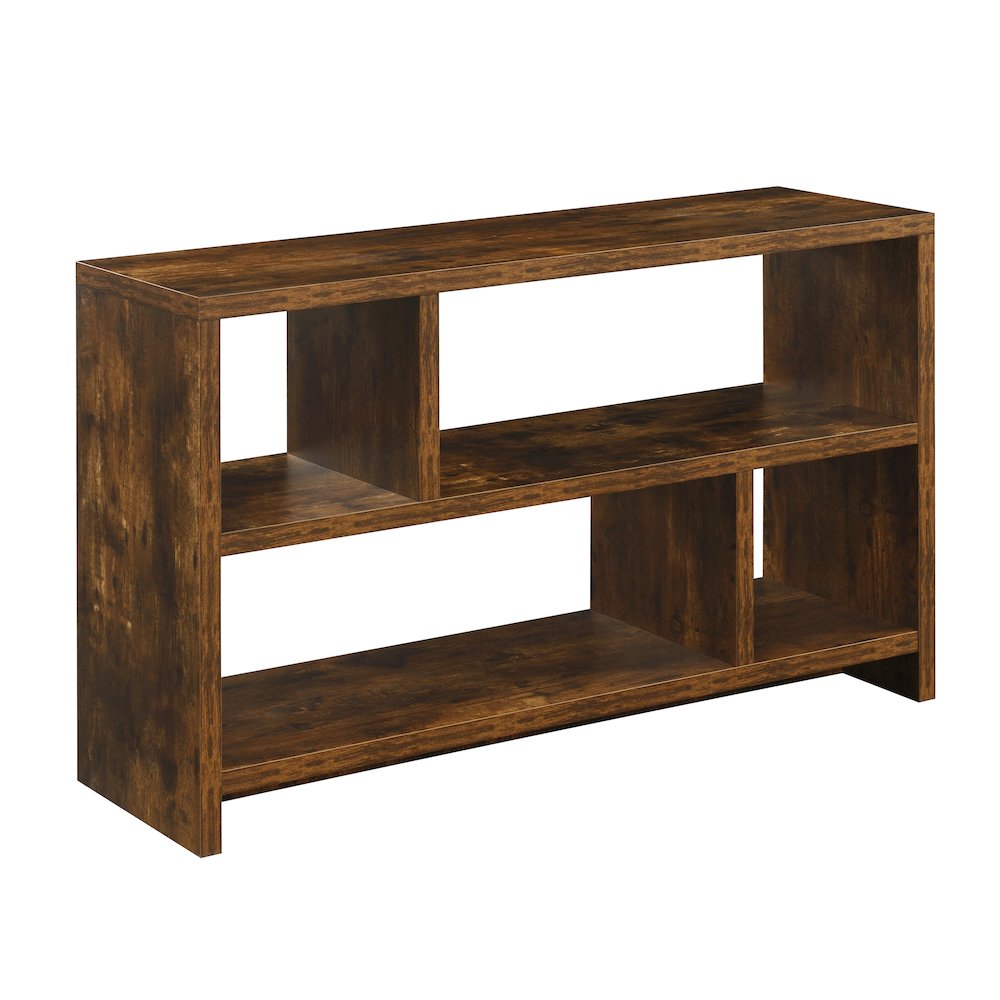 Northfield TV Stand Console with Shelves, Barnwood. Picture 1