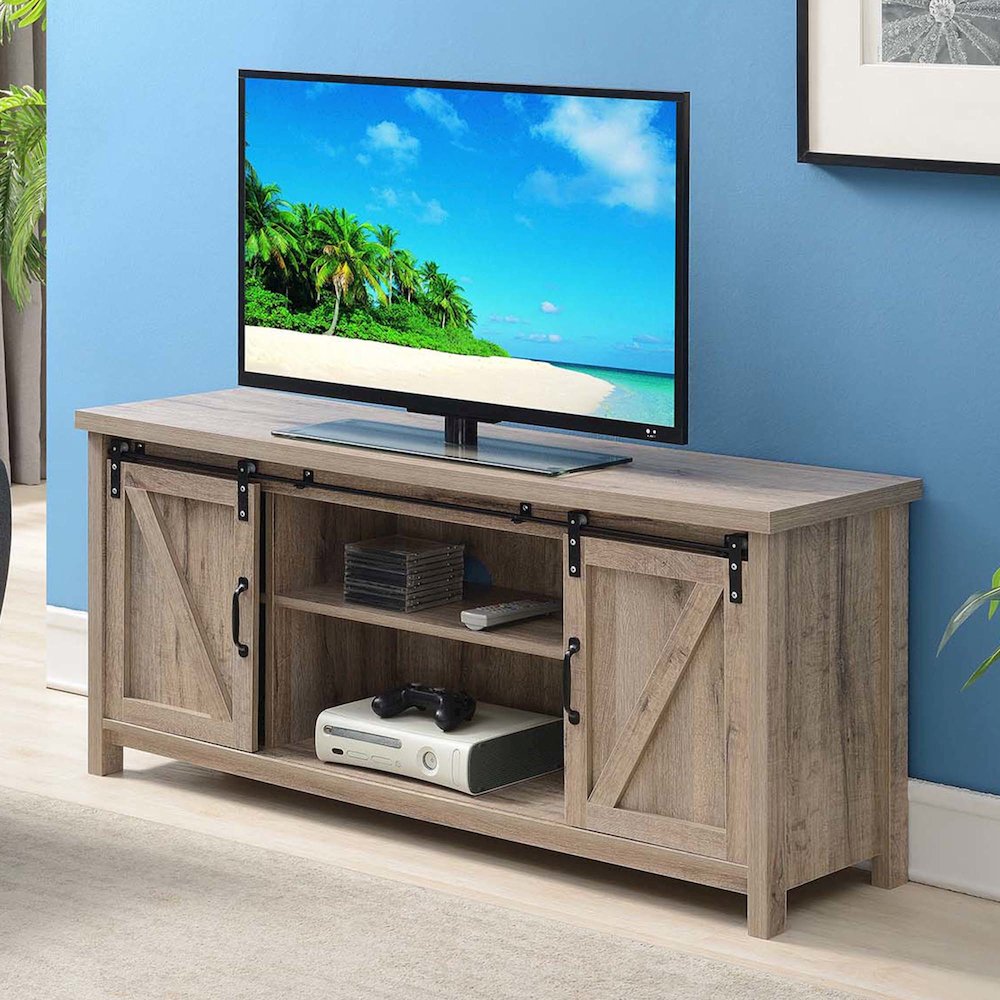 Blake Barn Door TV Stand. Picture 2