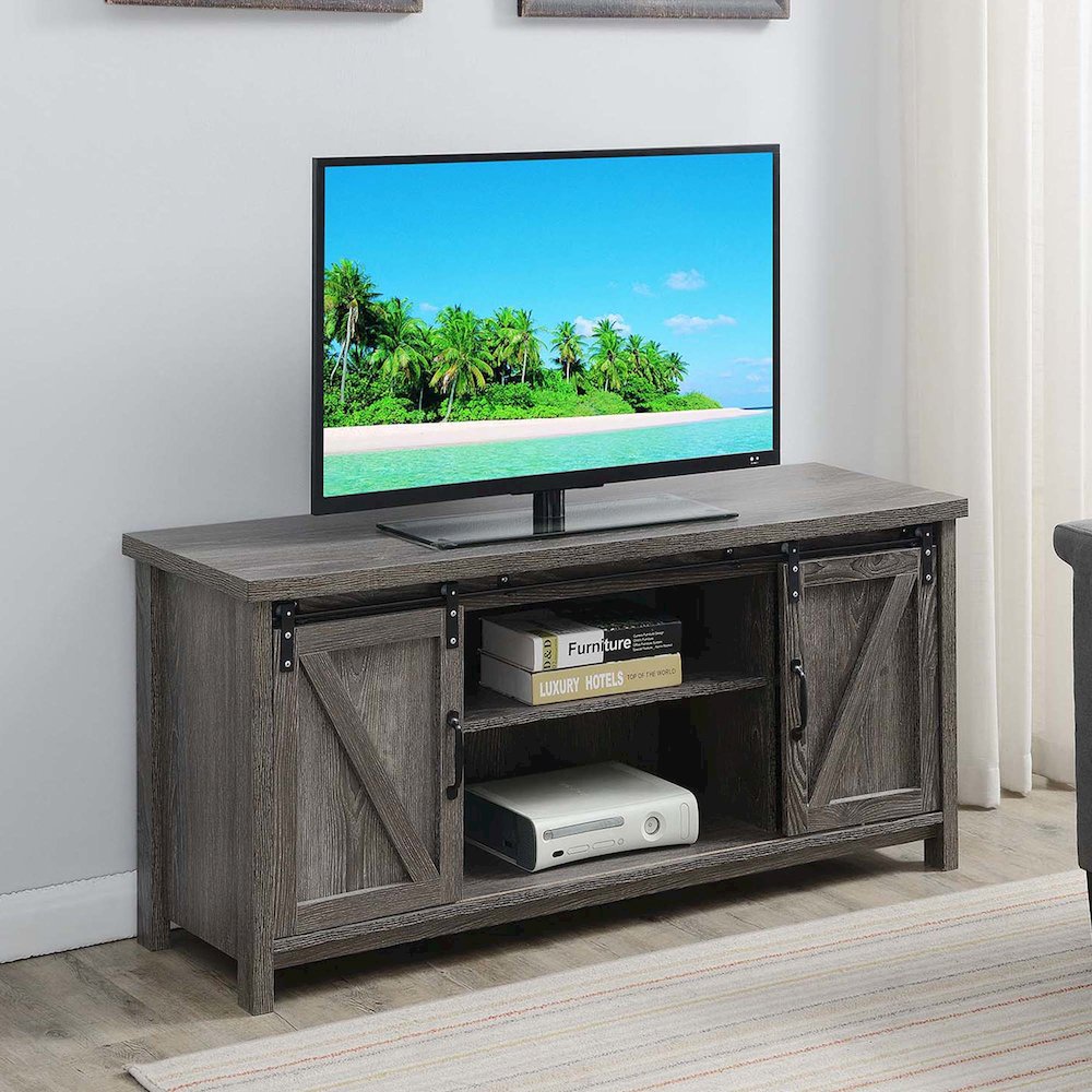 Blake Barn Door TV Stand. Picture 2