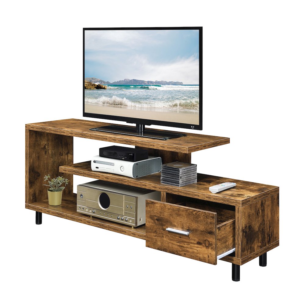 Seal II 1 Drawer TV Stand with Shelves for TVs up to 65 Inches. Picture 3
