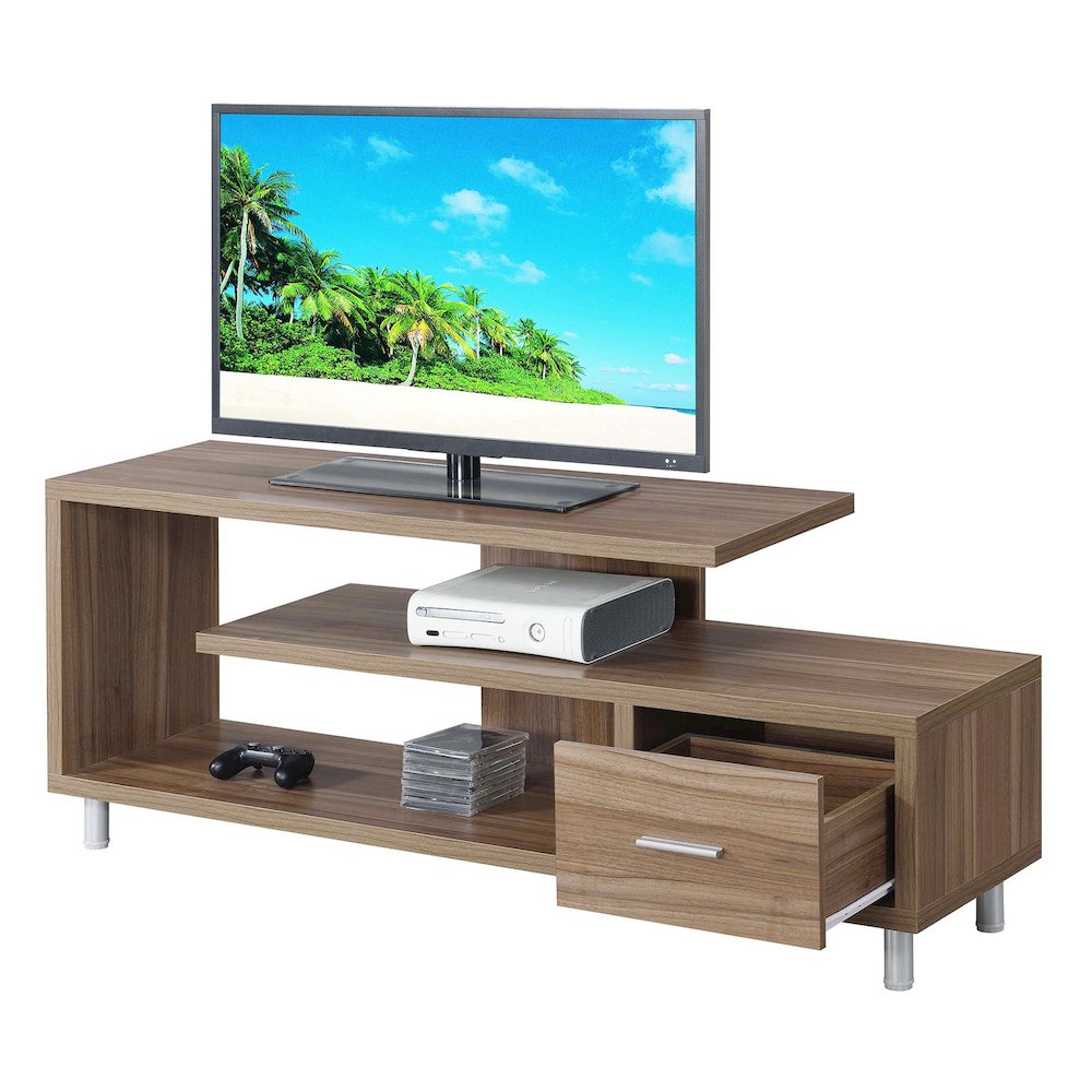Seal II 1 Drawer TV Stand with Shelves for TVs up to 65 Inches. Picture 3