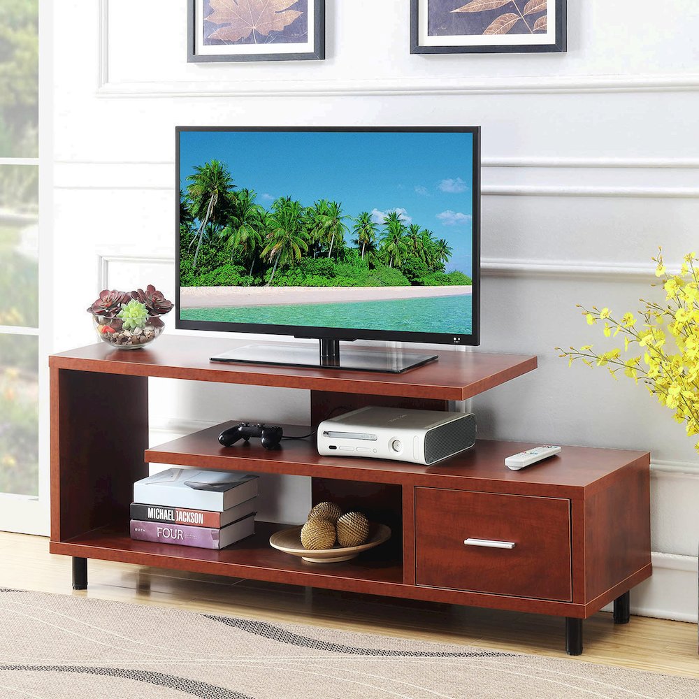 Seal II 1 Drawer TV Stand with Shelves for TVs up to 65 Inches. Picture 2