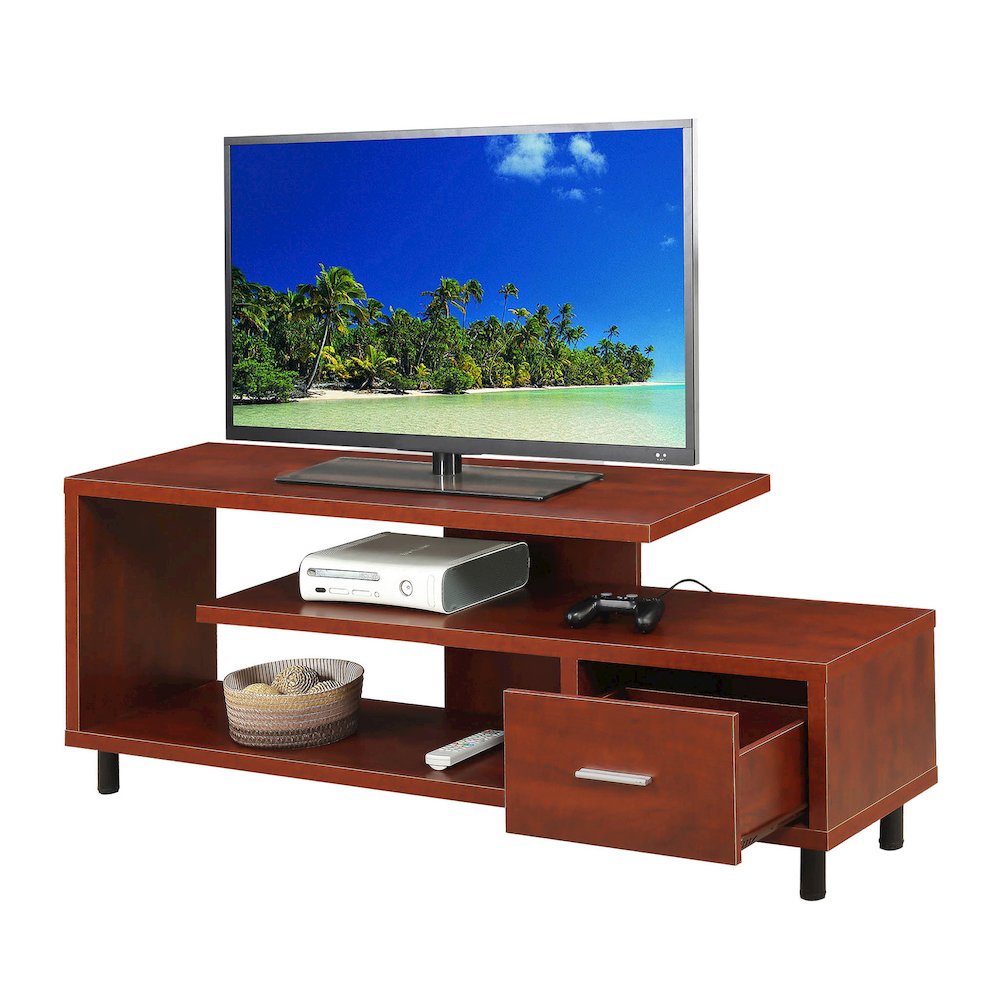 Seal II 1 Drawer TV Stand with Shelves for TVs up to 65 Inches. Picture 3