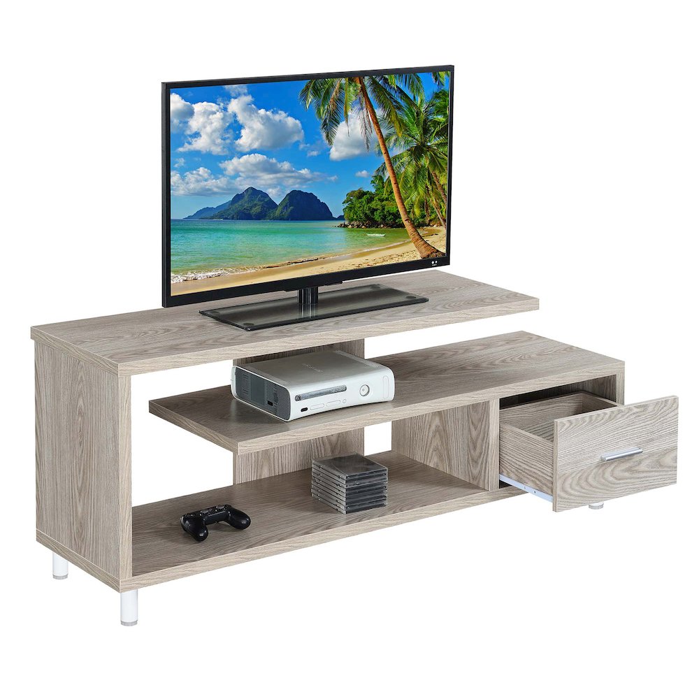 Seal II 1 Drawer TV Stand with Shelves for TVs up to 65 Inches. Picture 3
