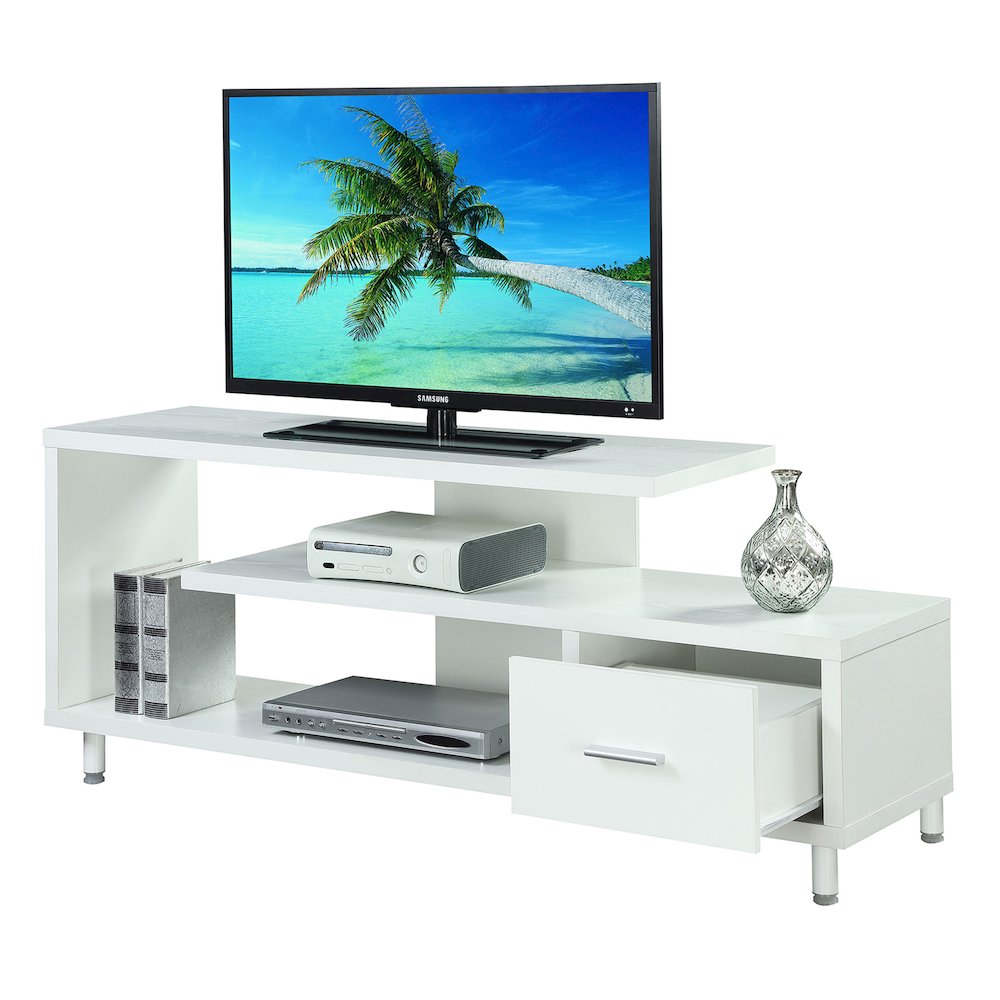 Seal II 1 Drawer TV Stand with Shelves for TVs up to 65 Inches. Picture 3