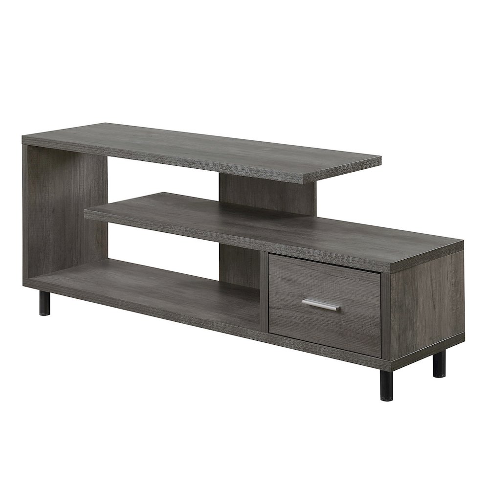 Seal II 1 Drawer TV Stand with Shelves for TVs up to 65 Inches. Picture 1