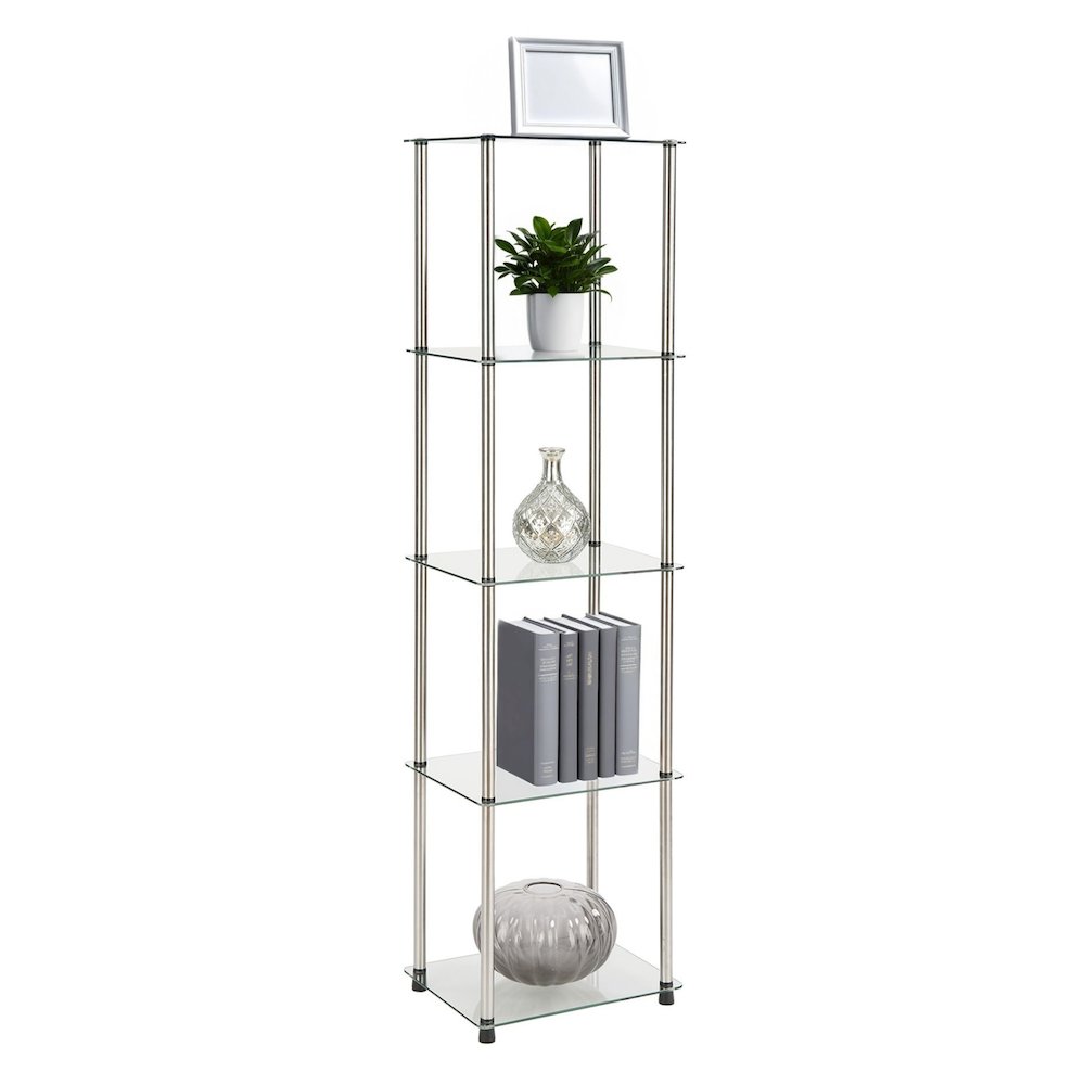 Designs2Go Classic Glass 5 Tier Glass Tower. Picture 3