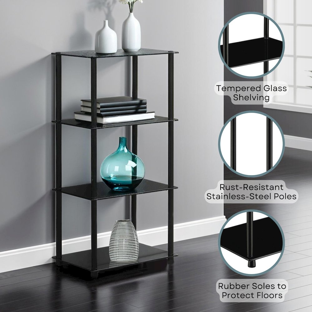 Designs2Go Classic Glass 4 Tier Tower. Picture 4