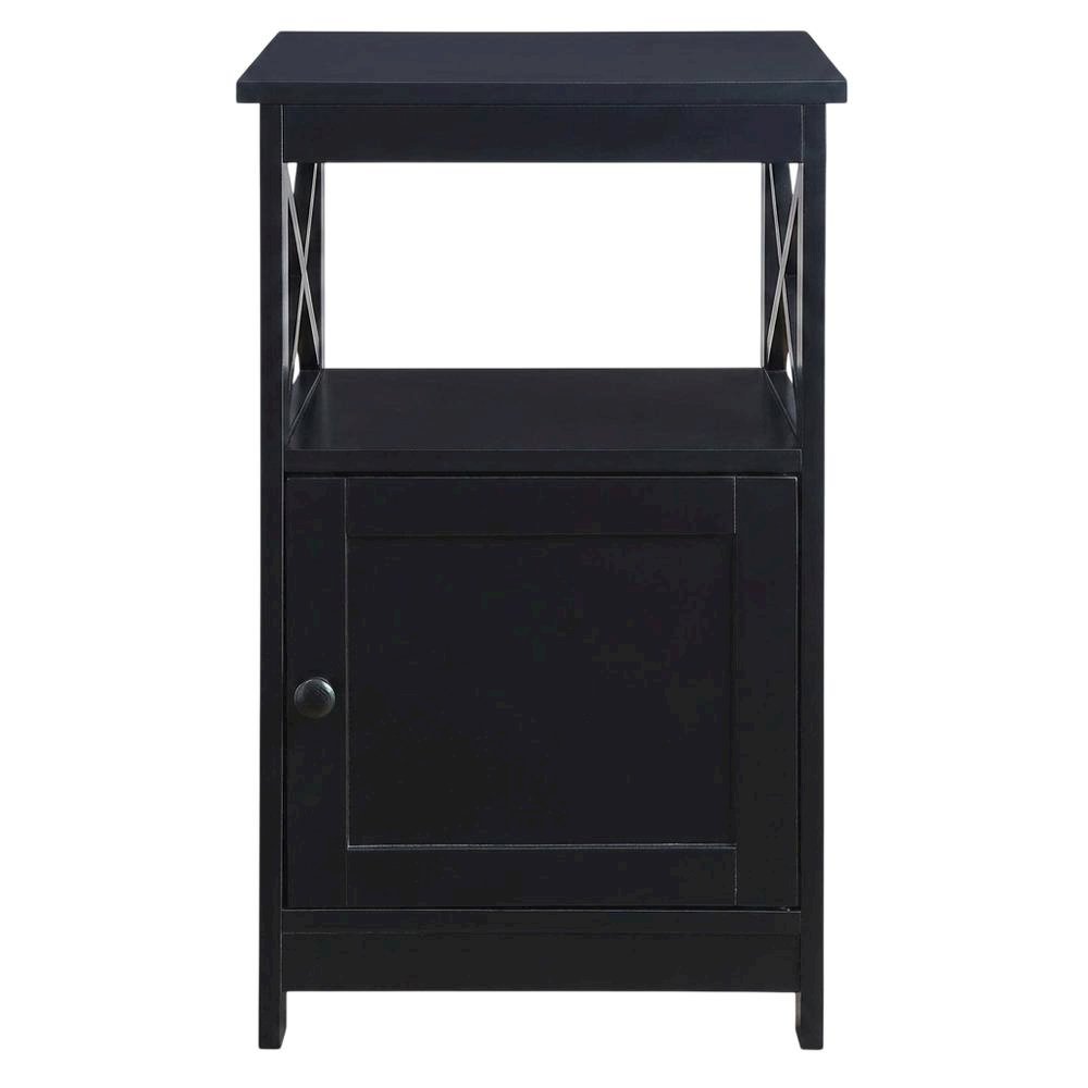 Wooden End Table with Cabinet for Living Room or Bedroom Use. Picture 4