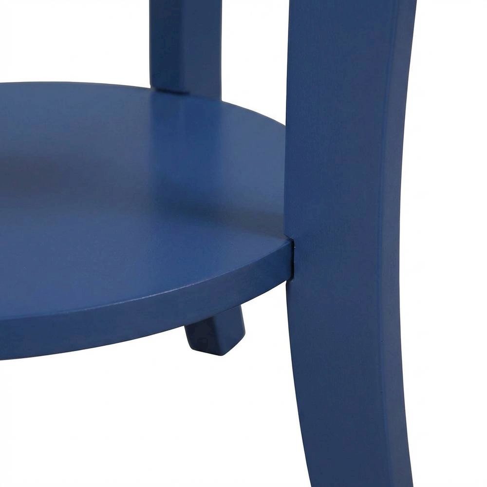 Round End Table with Smooth Surface and Durable Construction. Picture 6