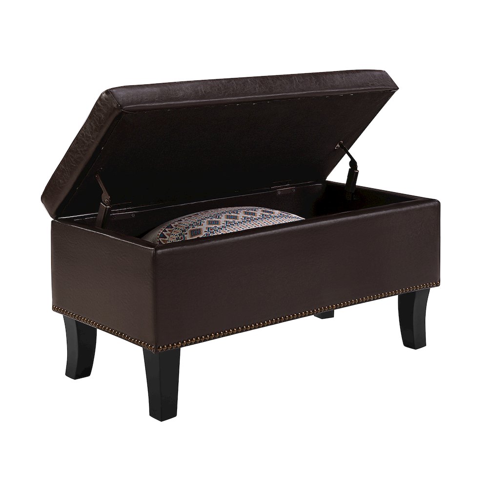 Designs4Comfort Winslow Storage Ottoman Bench. Picture 2