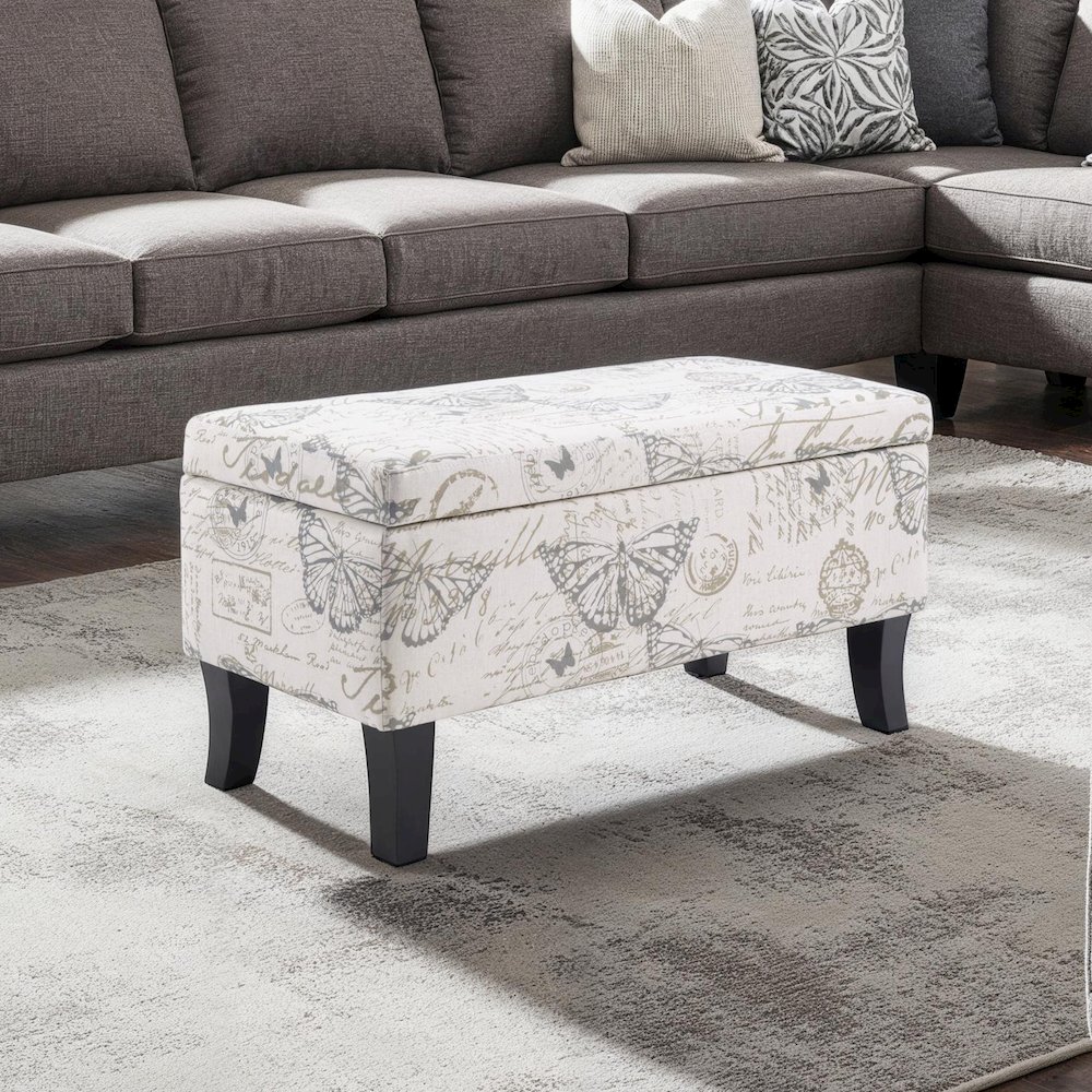 Designs4Comfort Winslow Storage Ottoman Bench. Picture 2