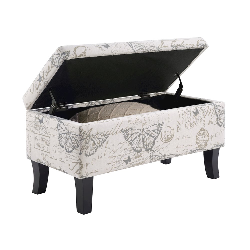 Designs4Comfort Winslow Storage Ottoman Bench. Picture 3