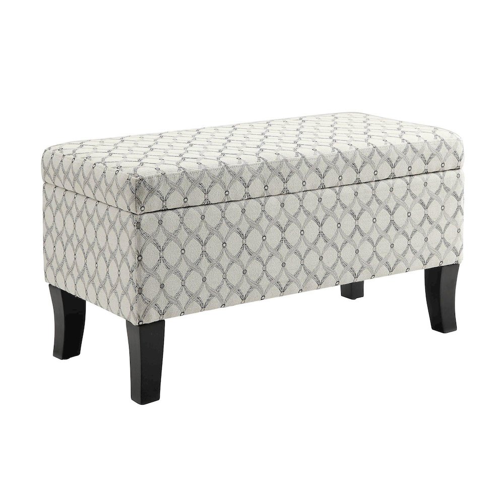 Designs4Comfort Winslow Storage Ottoman Bench. Picture 1