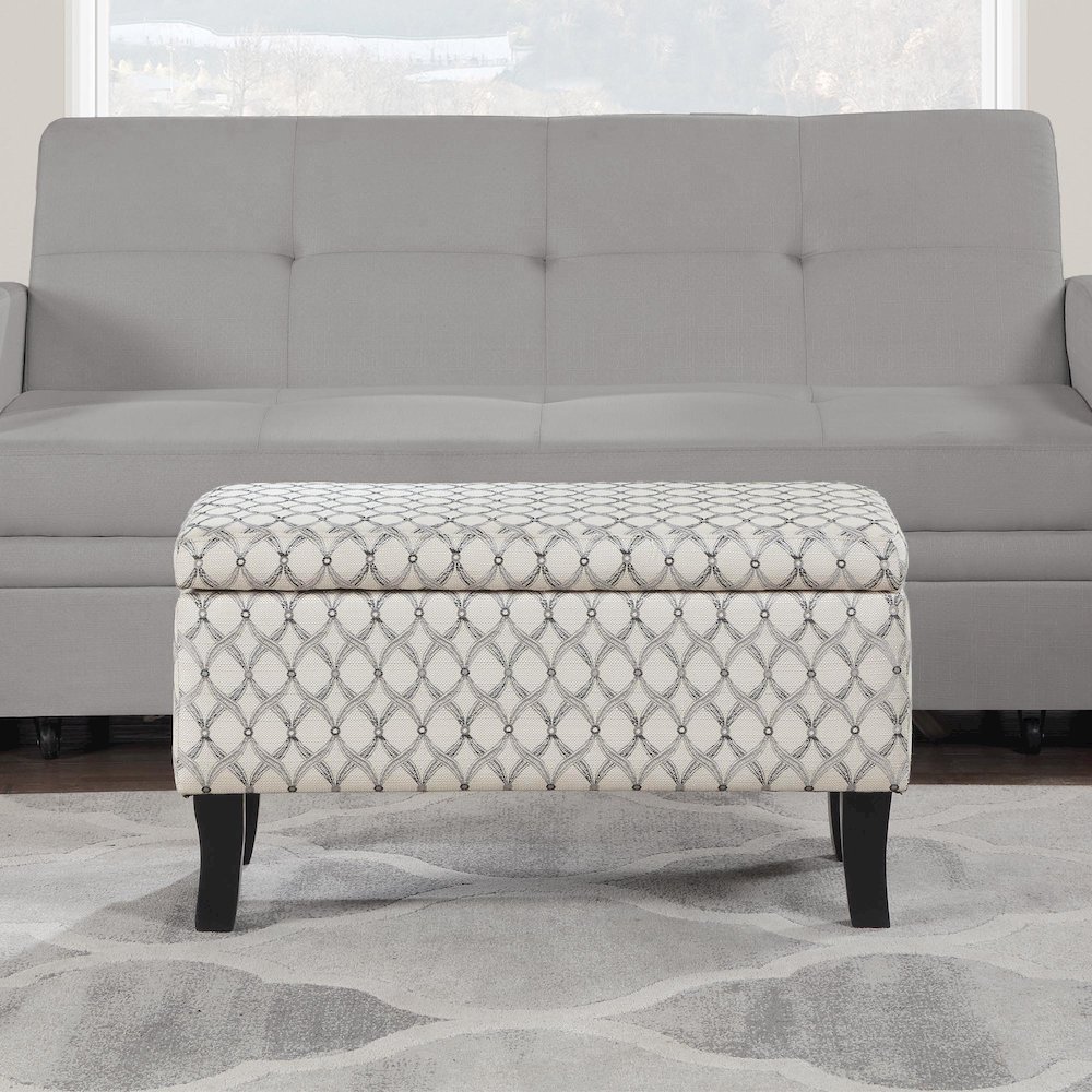 Designs4Comfort Winslow Storage Ottoman Bench. Picture 2