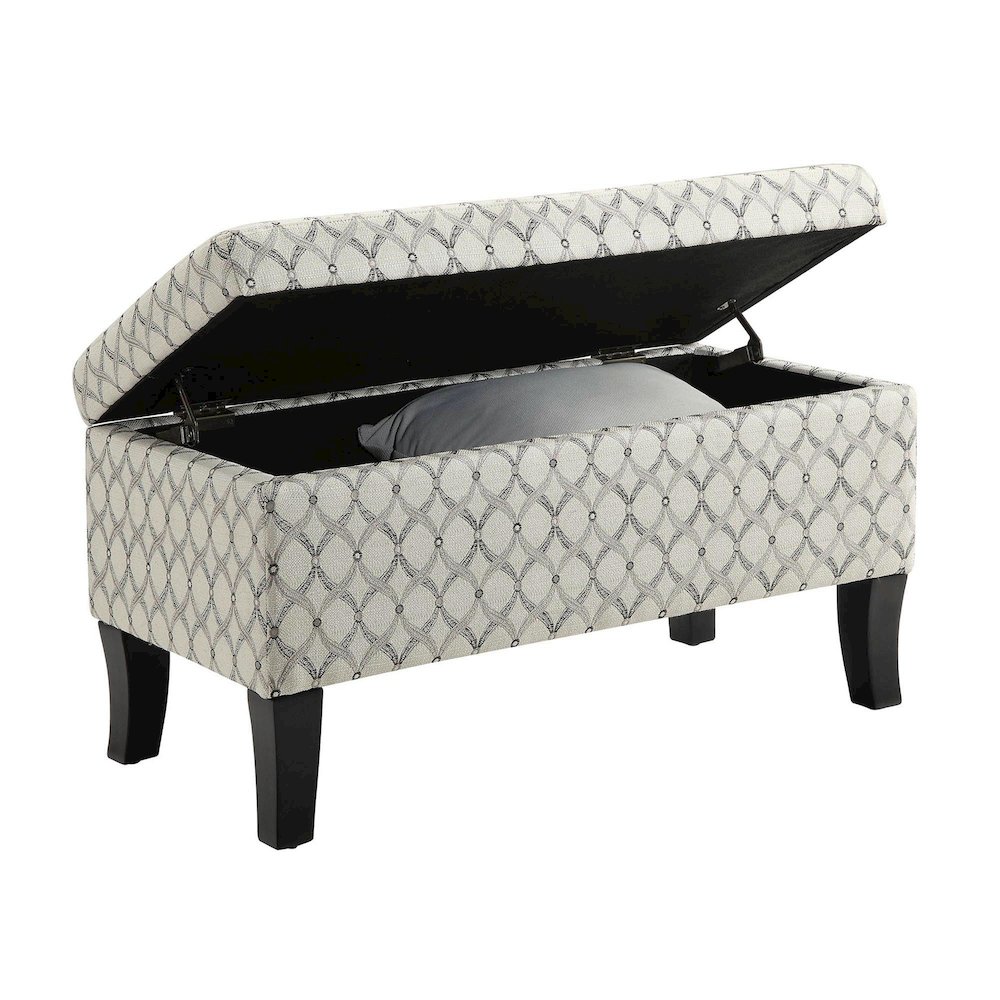 Designs4Comfort Winslow Storage Ottoman Bench. Picture 3