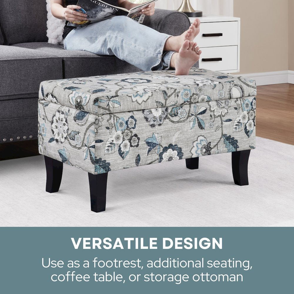 Designs4Comfort Winslow Storage Ottoman Bench. Picture 5