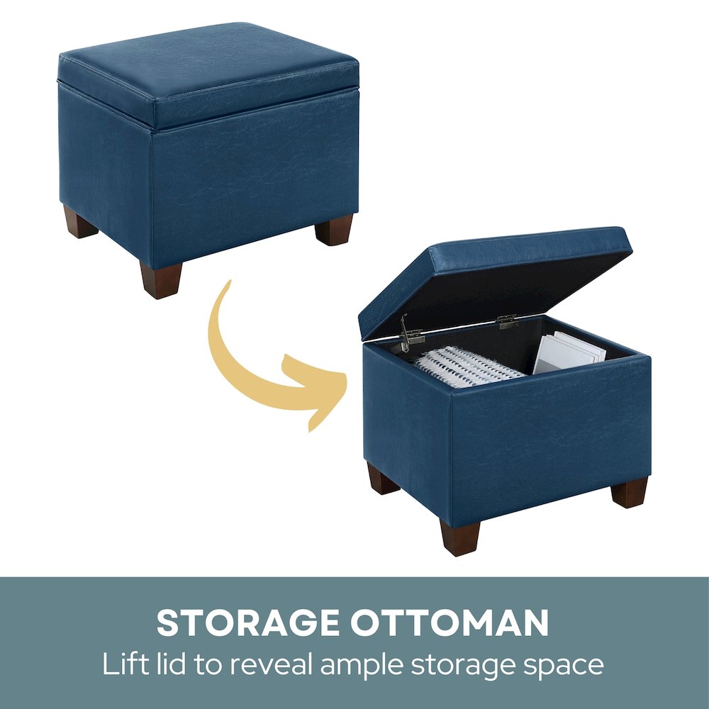 Madison Storage Ottoman. Picture 5