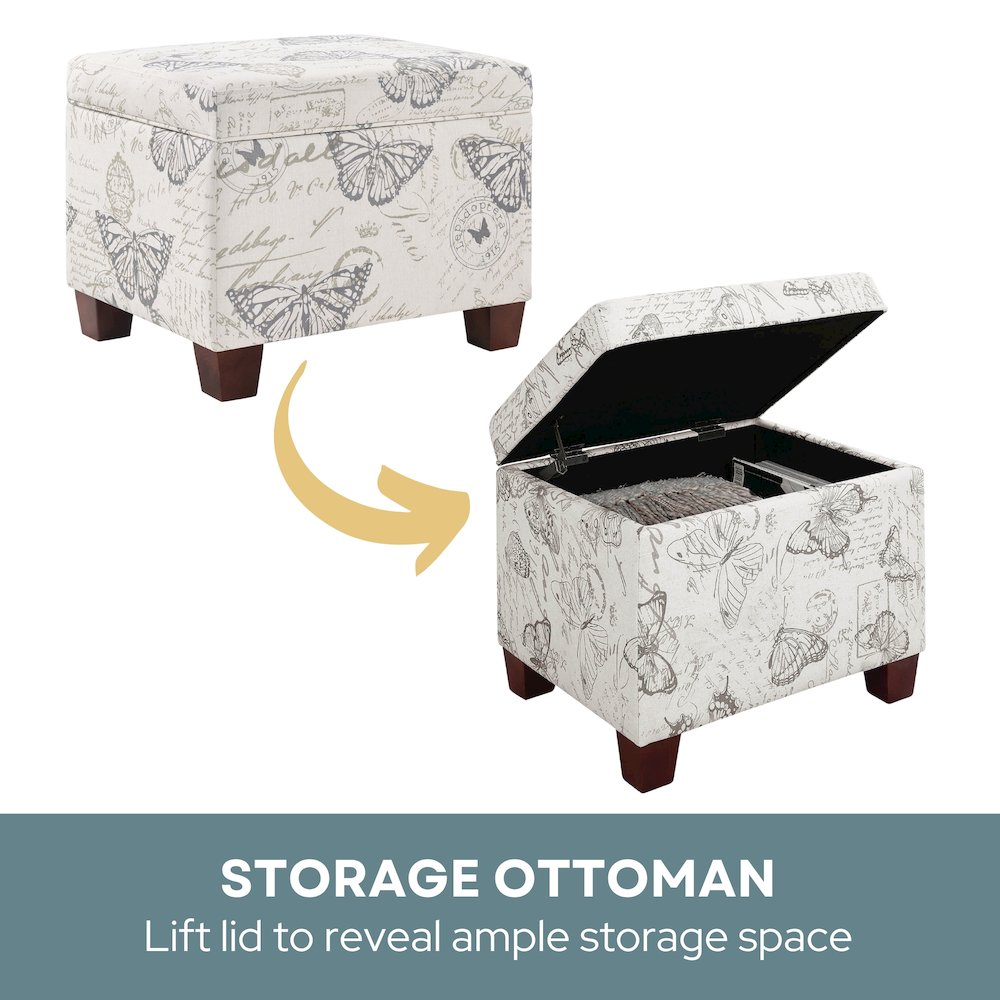 Madison Storage Ottoman. Picture 5