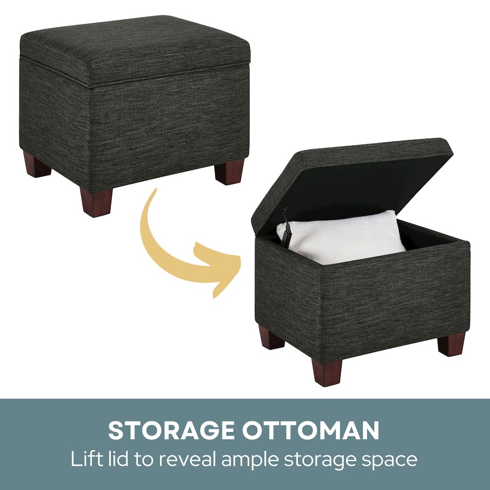 Madison Storage Ottoman. Picture 5