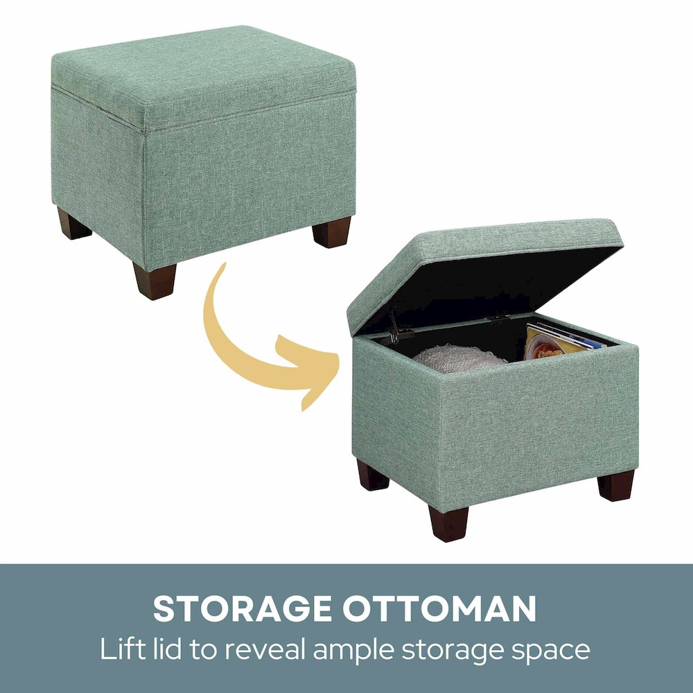 Madison Storage Ottoman. Picture 5