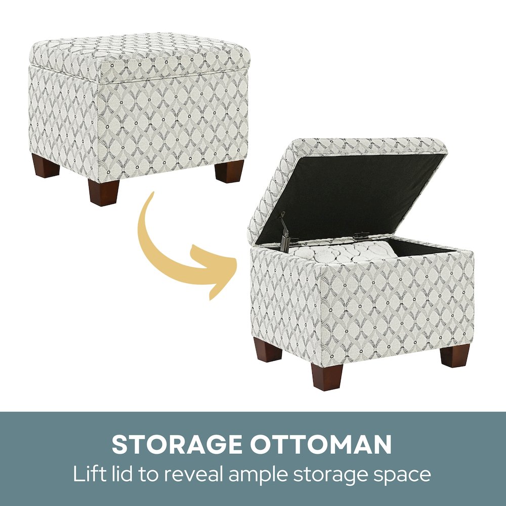Madison Storage Ottoman. Picture 5