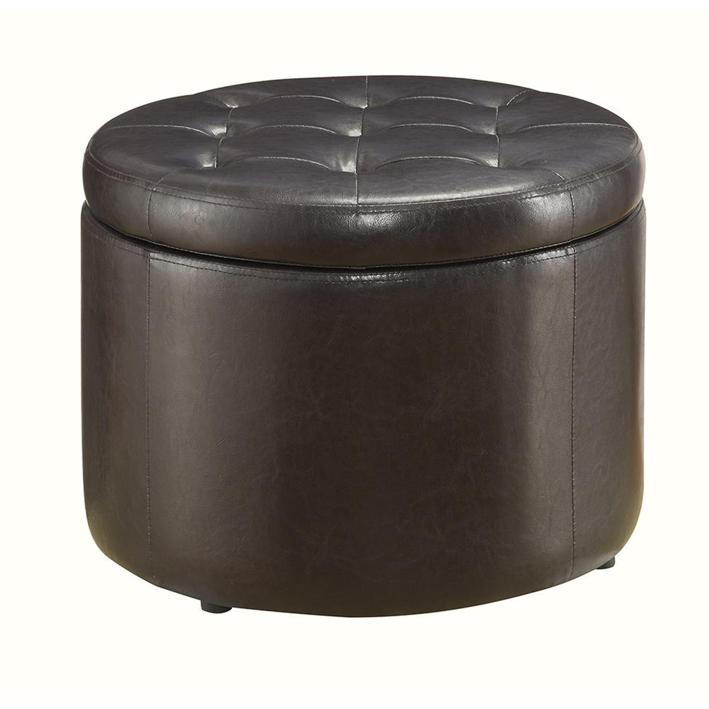 Designs4Comfort Round Shoe Ottoman. Picture 5