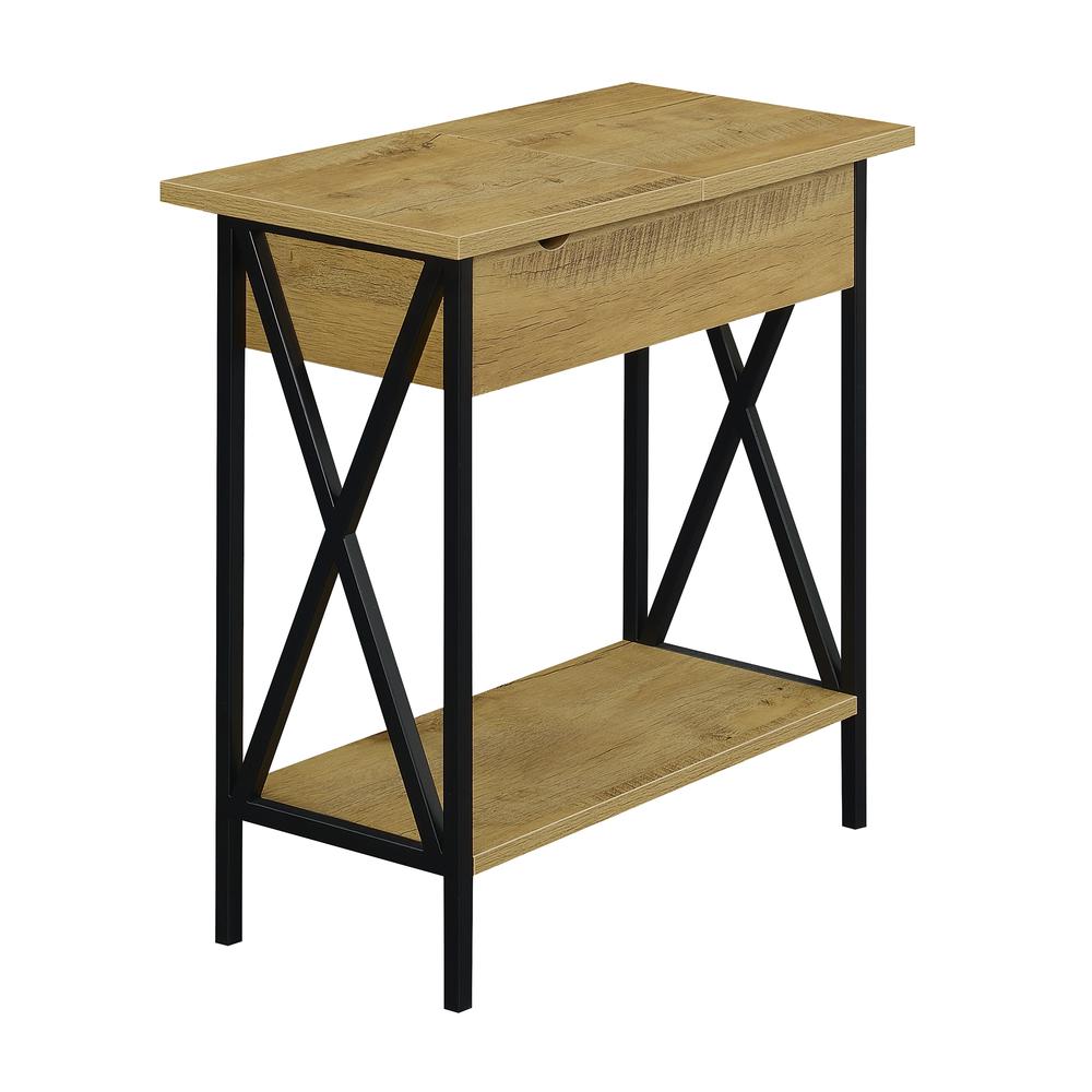 Tucson Flip Top End Table with Charging Station. Picture 1