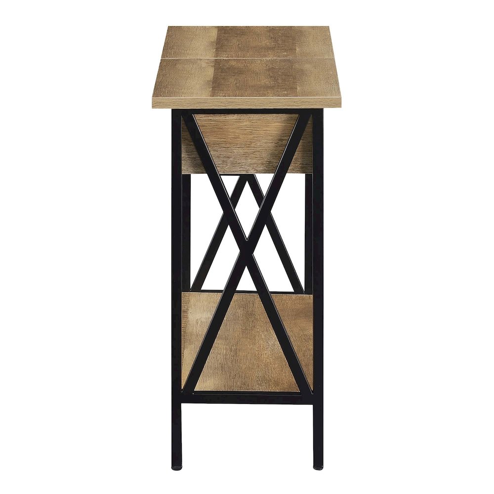 Tucson Flip Top End Table with Charging Station and Shelf. Picture 10