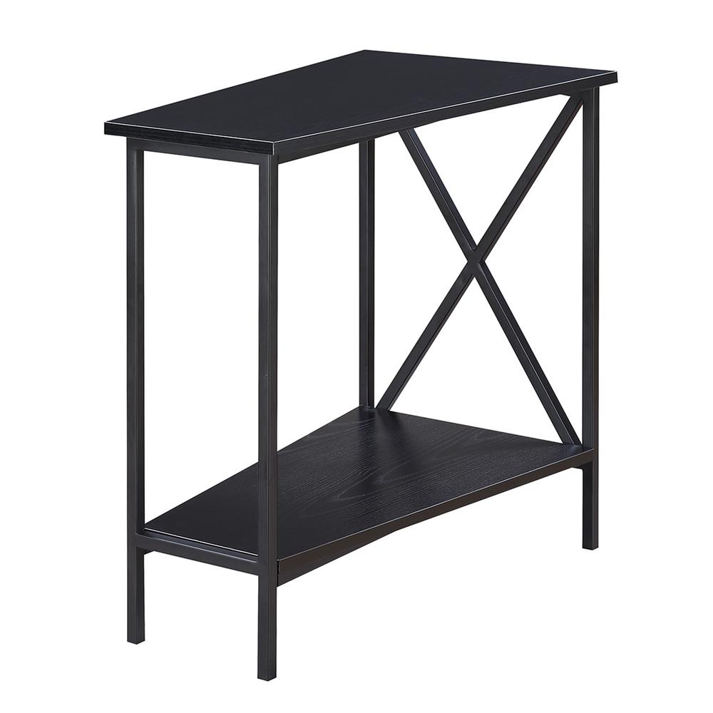 Tucson Wedge End Table with Shelf. Picture 1