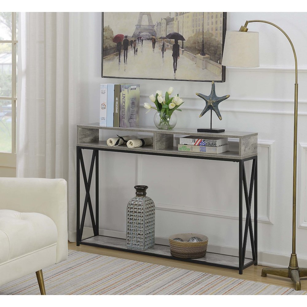 Tucson Deluxe 2 Tier Console Table. Picture 2