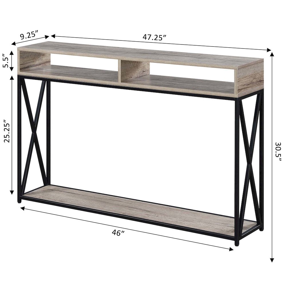 Tucson Deluxe 2 Tier Console Table. Picture 4