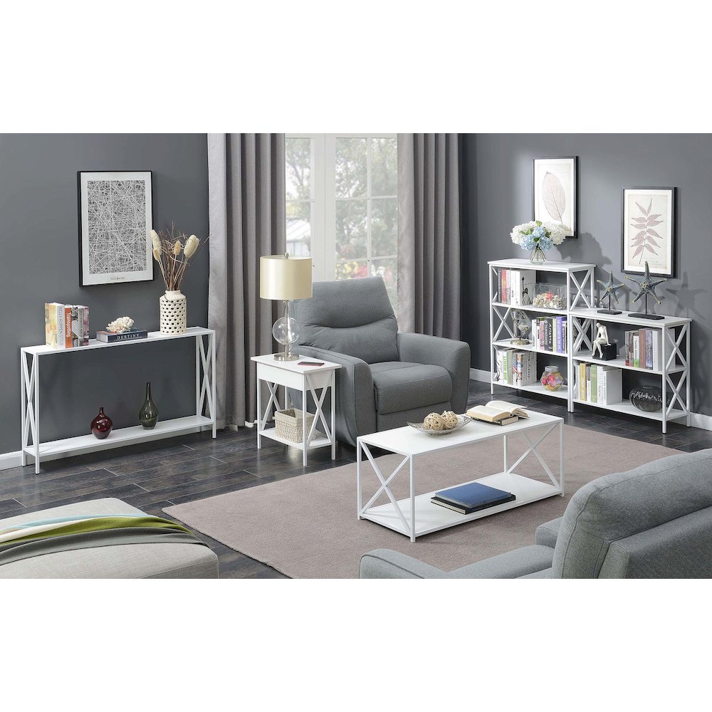 Tucson Deluxe 2 Tier Console Table. Picture 4