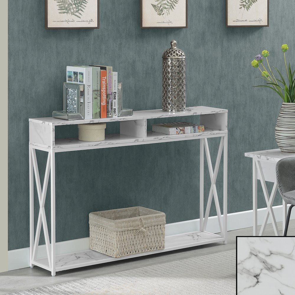 Tucson Deluxe Console Table with Shelf, R4-0545. Picture 2