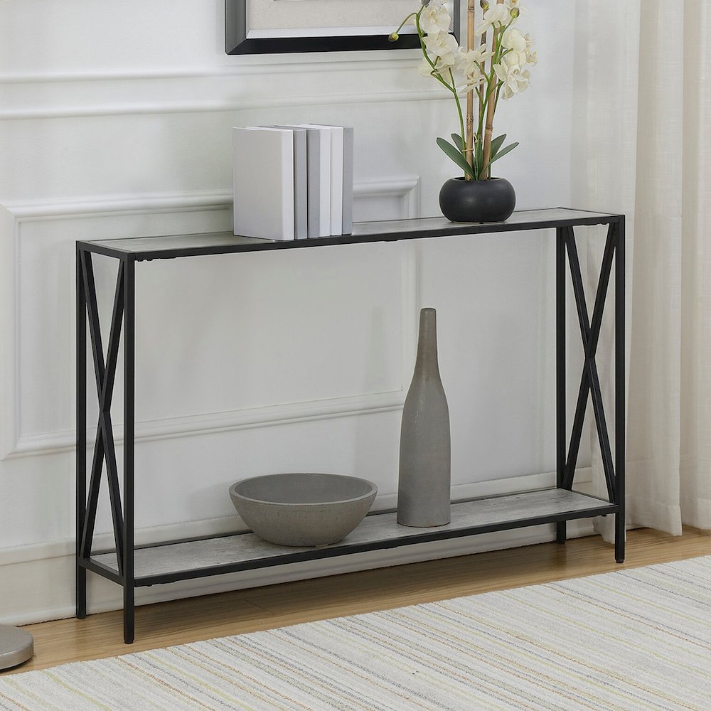 Tucson Console Table with Shelf. Picture 2