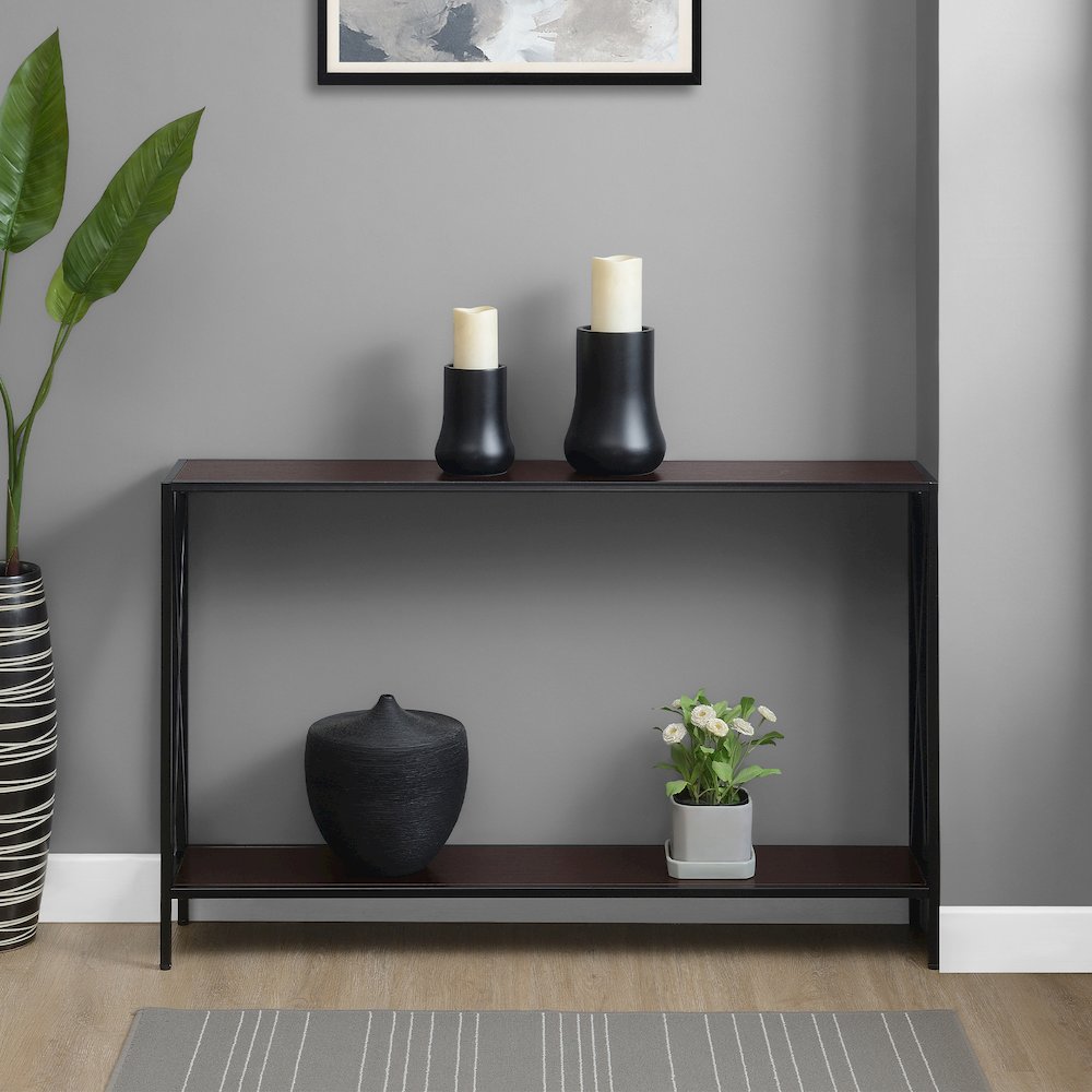 Tucson Console Table with Shelf. Picture 3