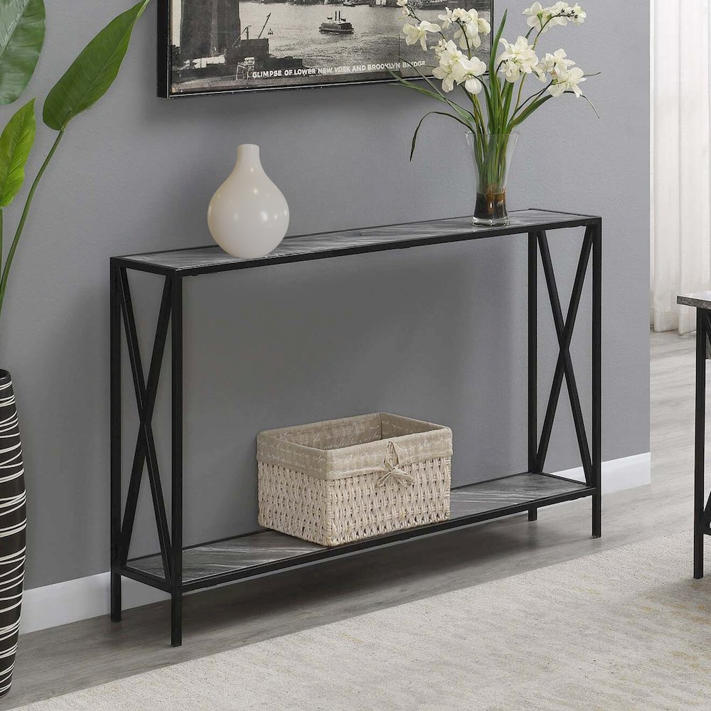 Tucson Console Table with Shelf. Picture 3