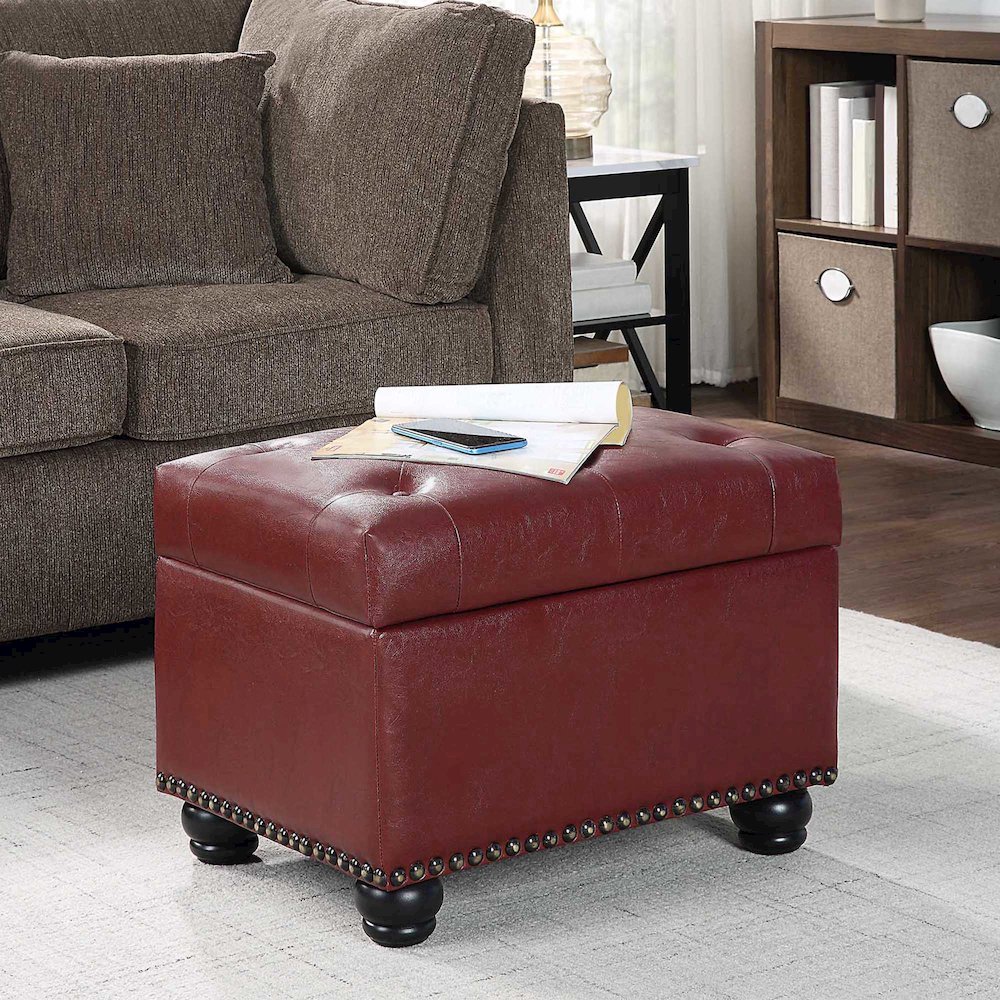 Designs4Comfort 5th Avenue Storage Ottoman. Picture 2