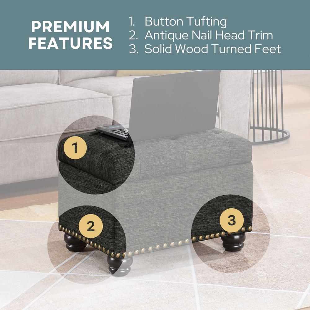5th Avenue Storage Ottoman. Picture 11