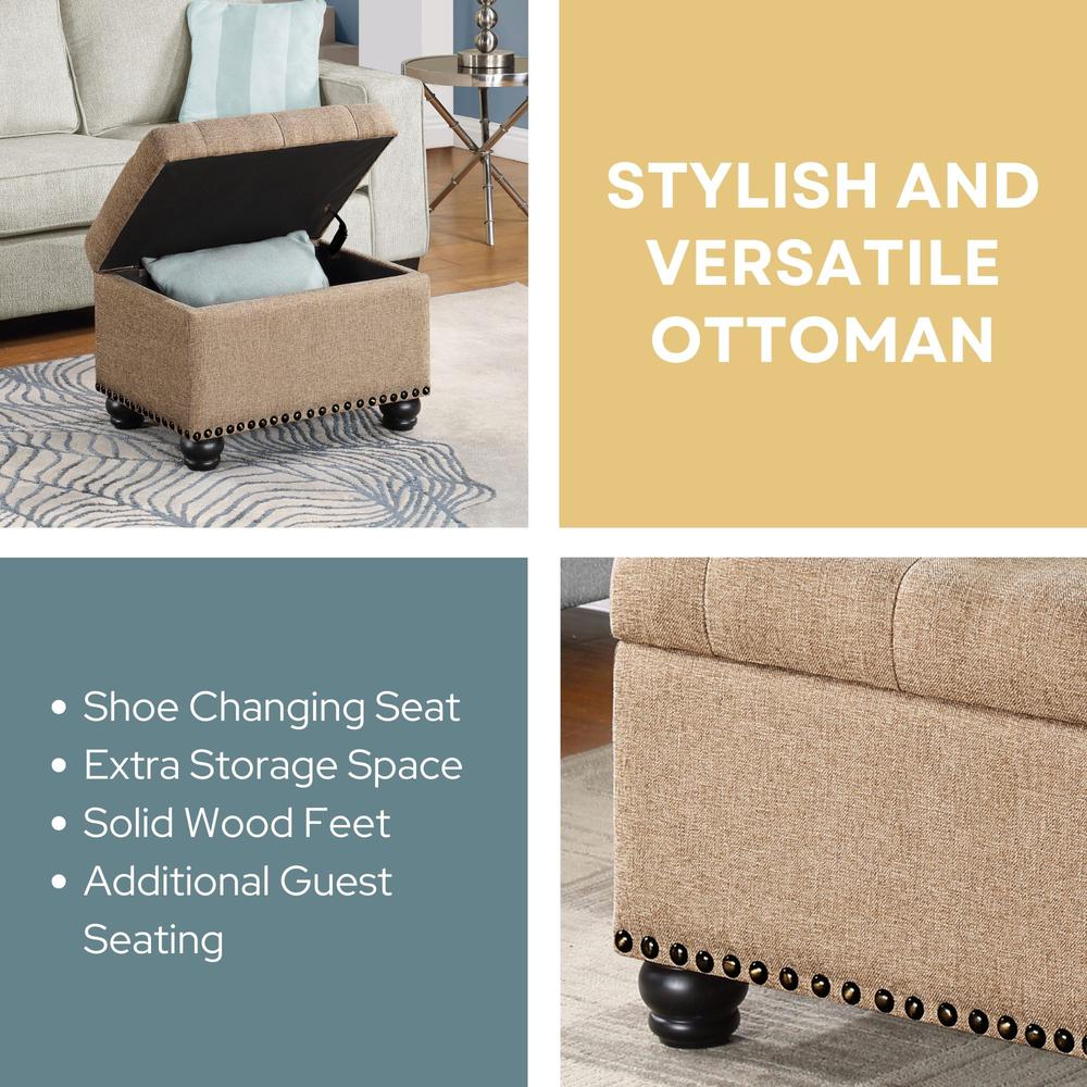 7th Avenue Storage Ottoman. Picture 8