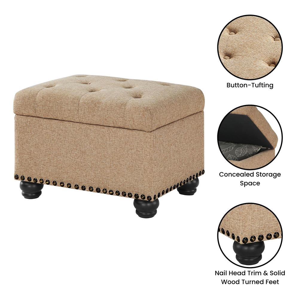 7th Avenue Storage Ottoman. Picture 2