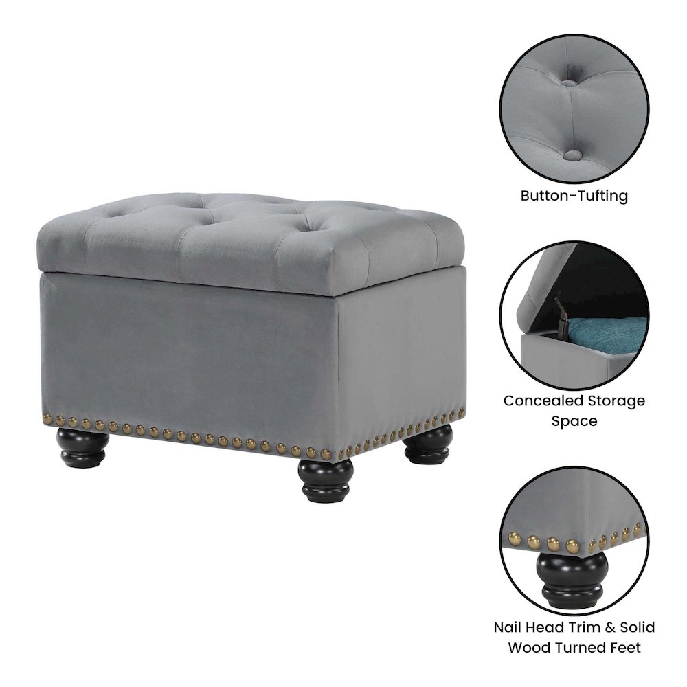 5th Avenue Storage Ottoman. Picture 4