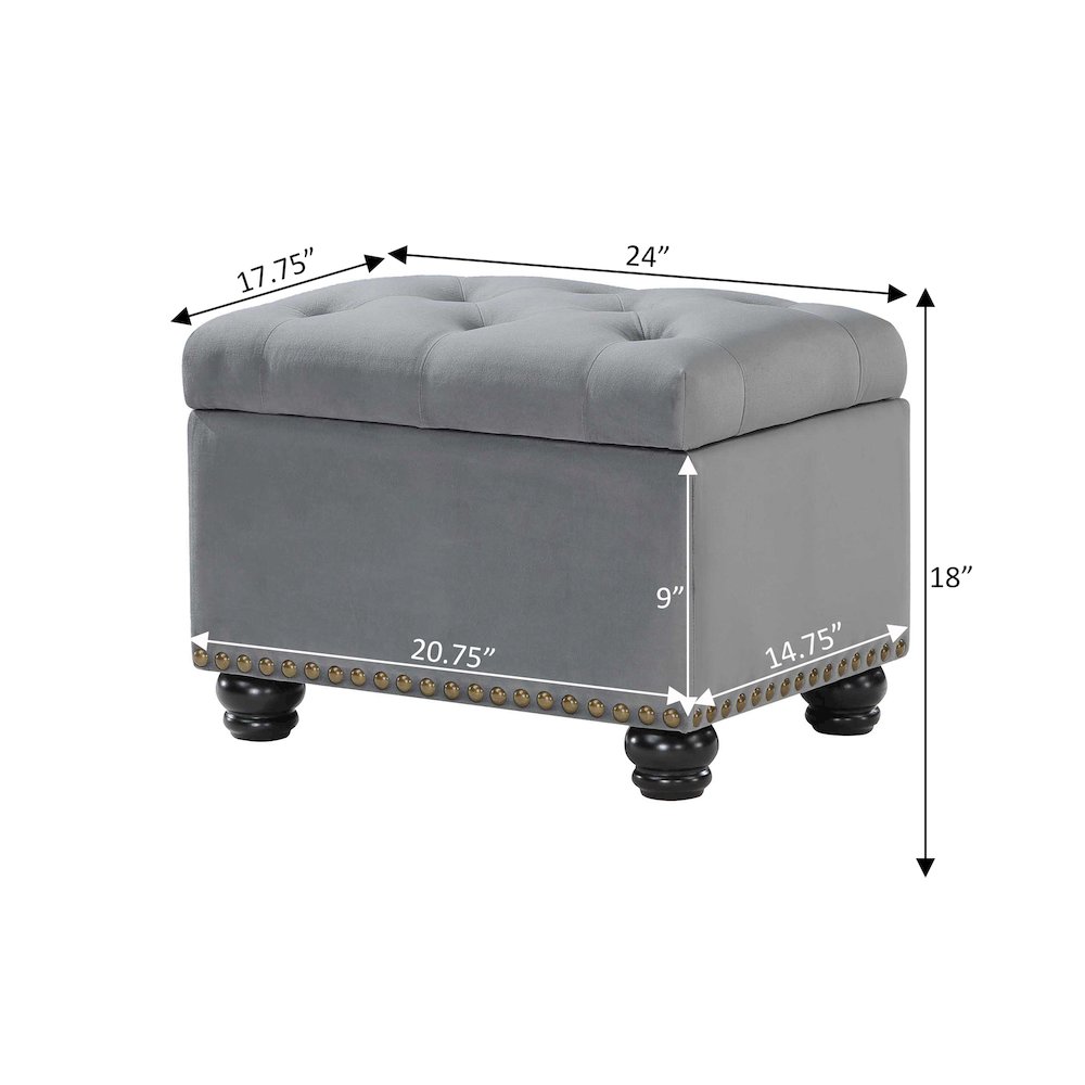 5th Avenue Storage Ottoman. Picture 9