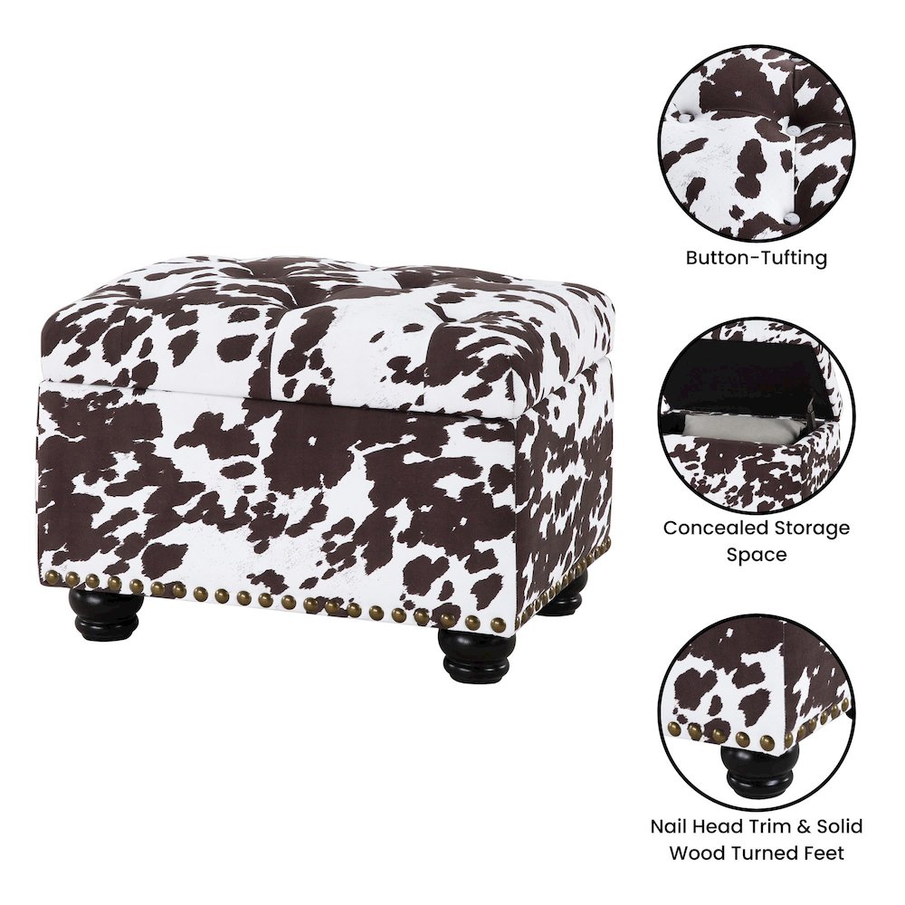 Designs4Comfort 5th Avenue Storage Ottoman. Picture 4
