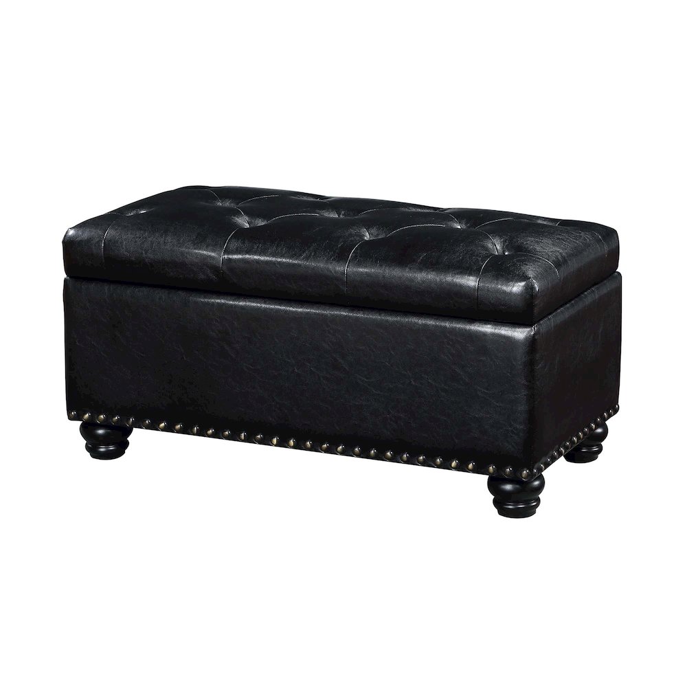 Designs4Comfort 7th Avenue Storage Ottoman Bench. Picture 1