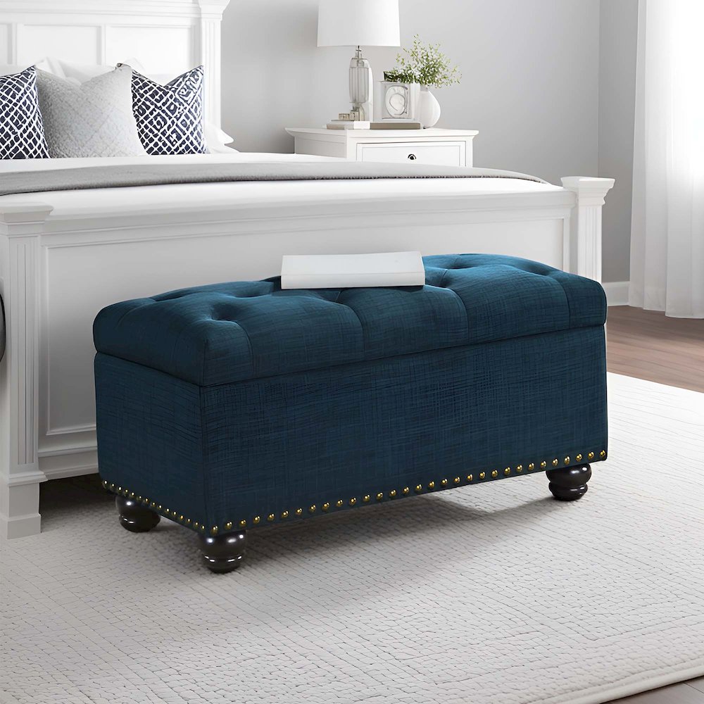 Designs4Comfort 7th Avenue Storage Ottoman Bench. Picture 2