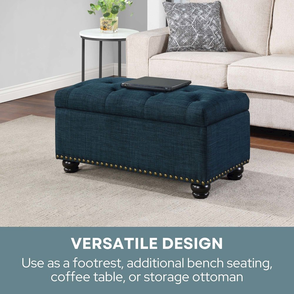 Designs4Comfort 7th Avenue Storage Ottoman Bench. Picture 5