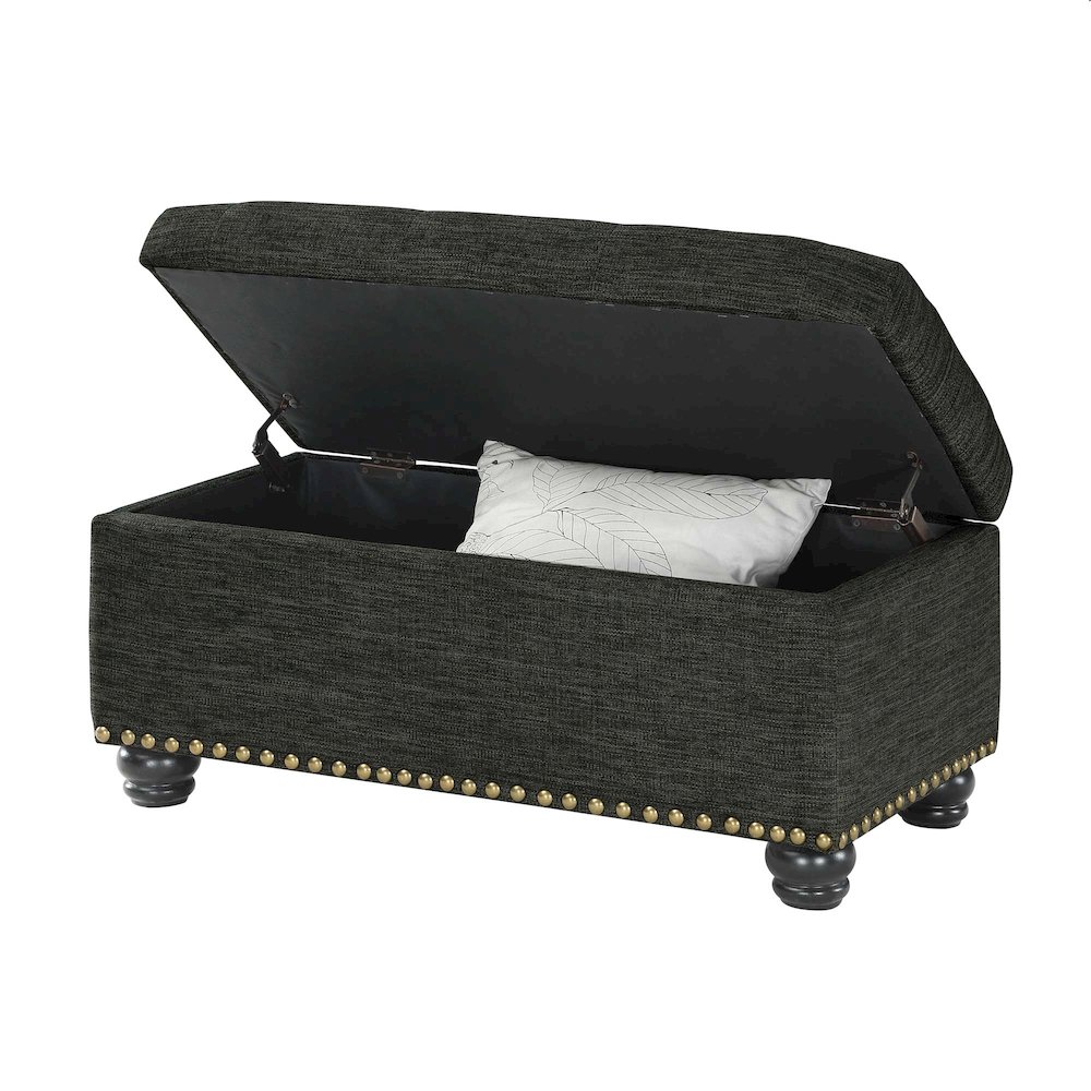 Designs4Comfort 7th Avenue Storage Ottoman Bench. Picture 3